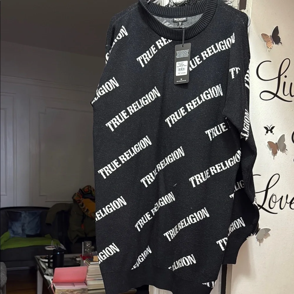 True Religion Black Sweater dress - Picture 3 of 4